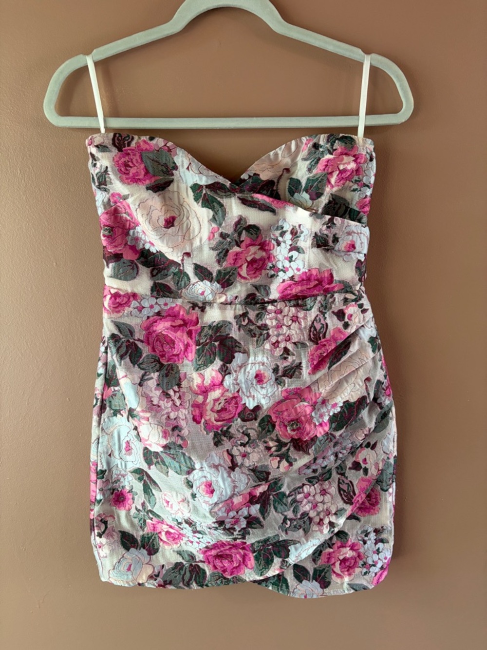 Lovers + Friends Floral Sweetheart Mini Dress